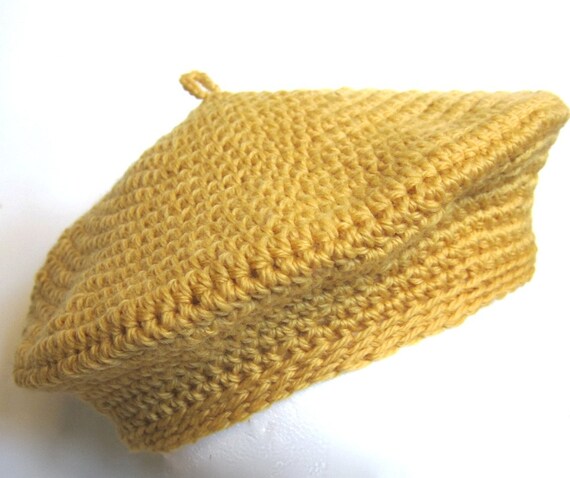 Beret Crochet Pattern Classic Vintage 