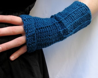 Crochet Pattern Slouch Fingerless Mittens Crochet - Permission to Sell Items Made From this Pattern