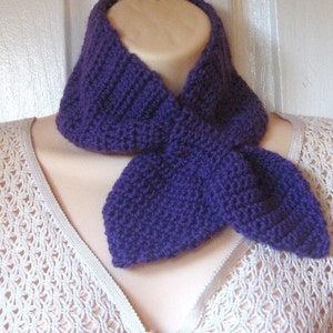 Crochet Pattern Ascot Scarf Permission to sell finished items image 4