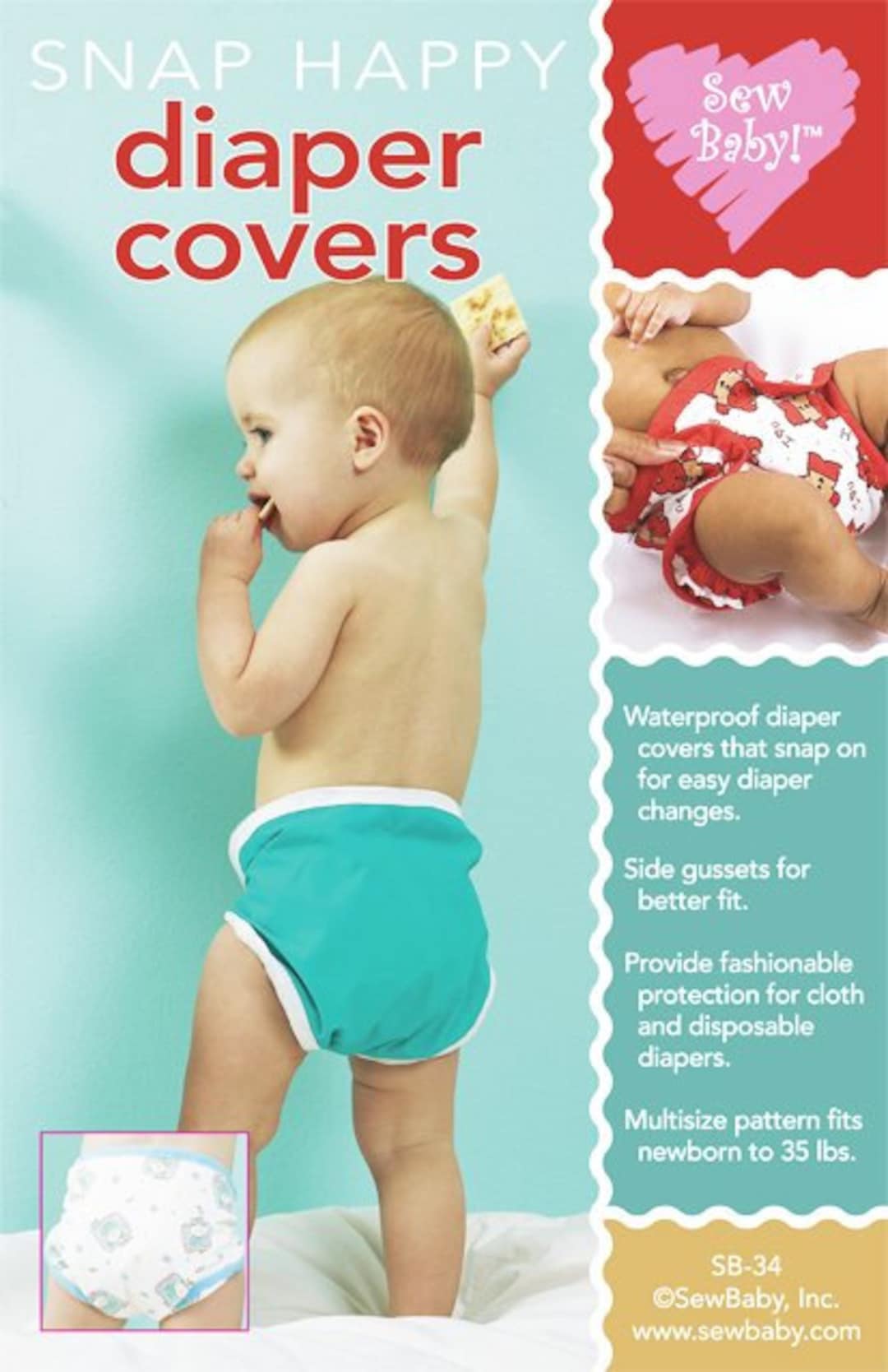Buy Snap Happy Diaper Cover E-pattern Online in India
