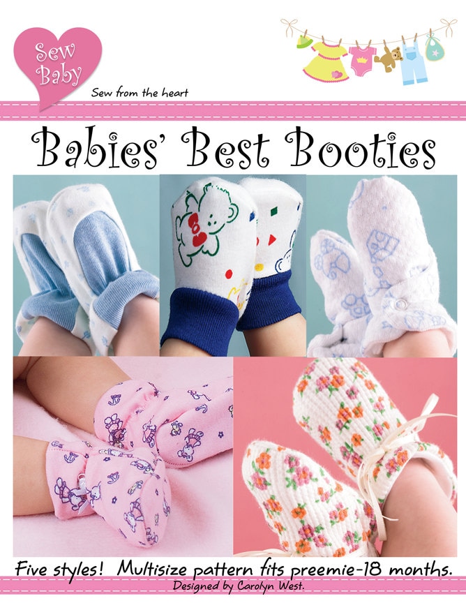Babies Best Booties E-pattern. Multisize Preemie-18 Months. - Etsy
