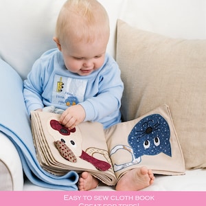 Alphabet Cloth Quiet Book PDF Sewing Pattern