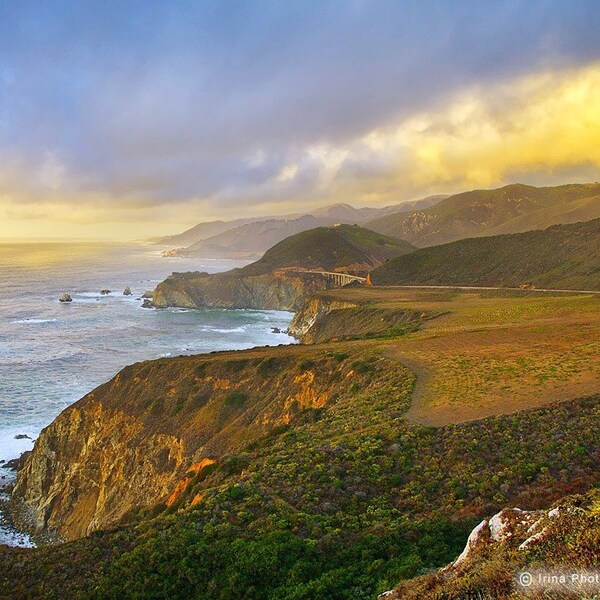 The Pacific Sunset. 5x7 inches Fine Art Photograph. SALE and FREE SHIPPING