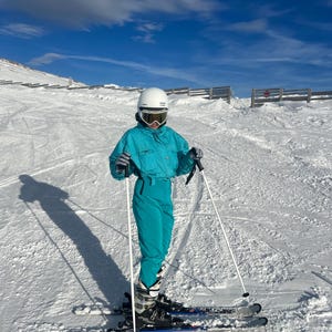 Vintage Nils Ski Suit, Blue Ski Suit, 80s Ski Suit, Ski Jumpsuit, S for Woman