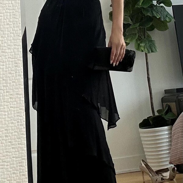 SEXY CHIFFON MAXI DRESS main image 1
