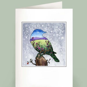Bluebird - Lot de 6 cartes de correspondance