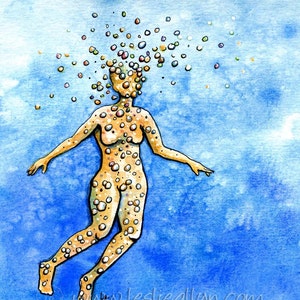 Effervescence - Original Framed Watercolor