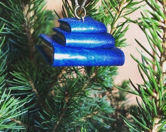 Tardis blue Christmas decoration