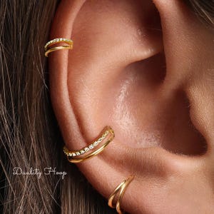 A+Grade •Titanium • Duality Hoop • Hinged Segment Nose Ring • Septum Clicker Ring • Cartilage Hoop • Nose Ring • Helix Earring Hoop