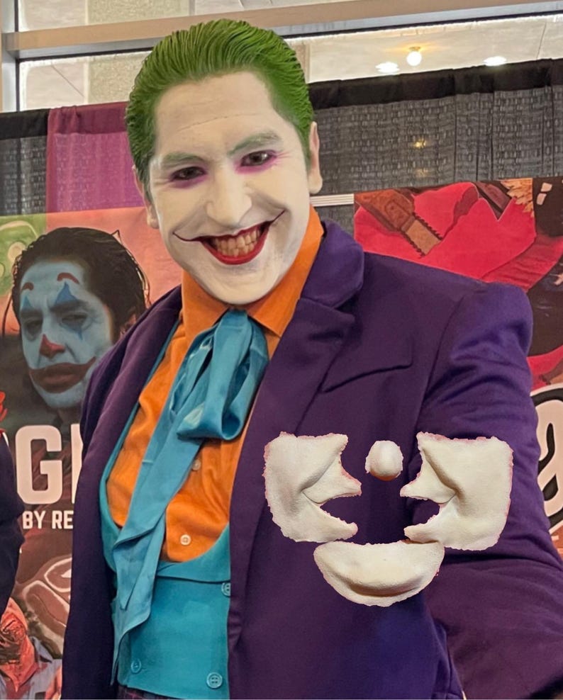 Smylex Jack /Clown Smiling foam latex prosthetic image 1