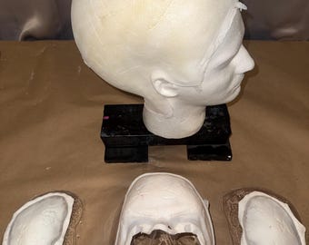 Pennywise Expanding Foam Latex Cowl & 4 Part Silicone Prosthetics Special FX