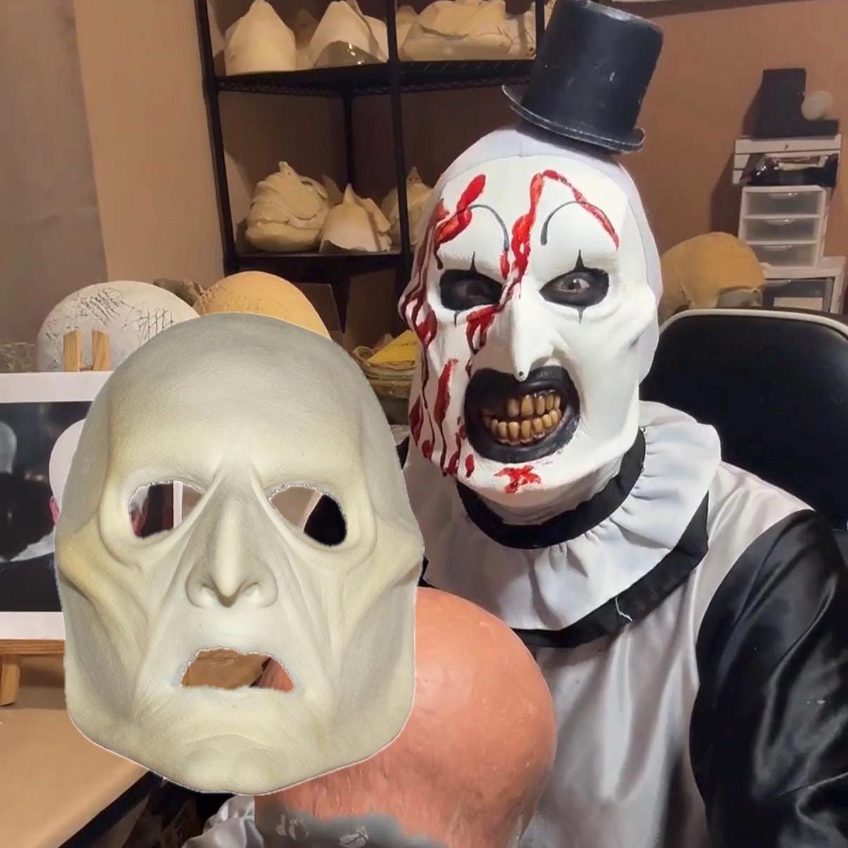 Demonic Clown FOAM LATEX Appliance (CLOSEMOUTH) - Etsy