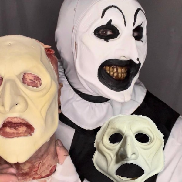 Demonic Clown FOAM LATEX appliance (OPENMOUTH)