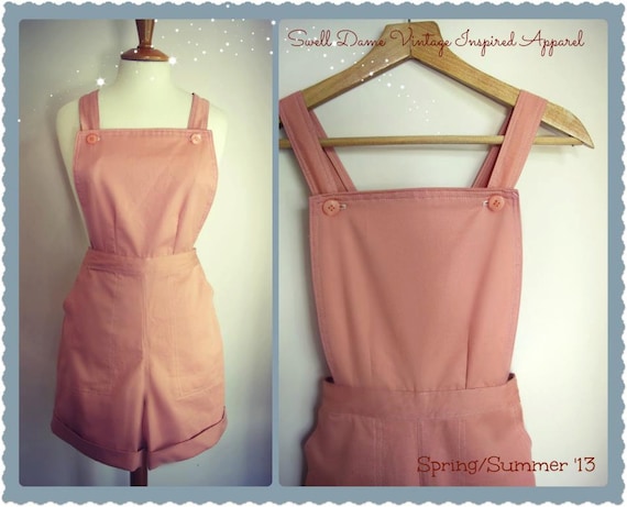 High waisted short best sale overalls