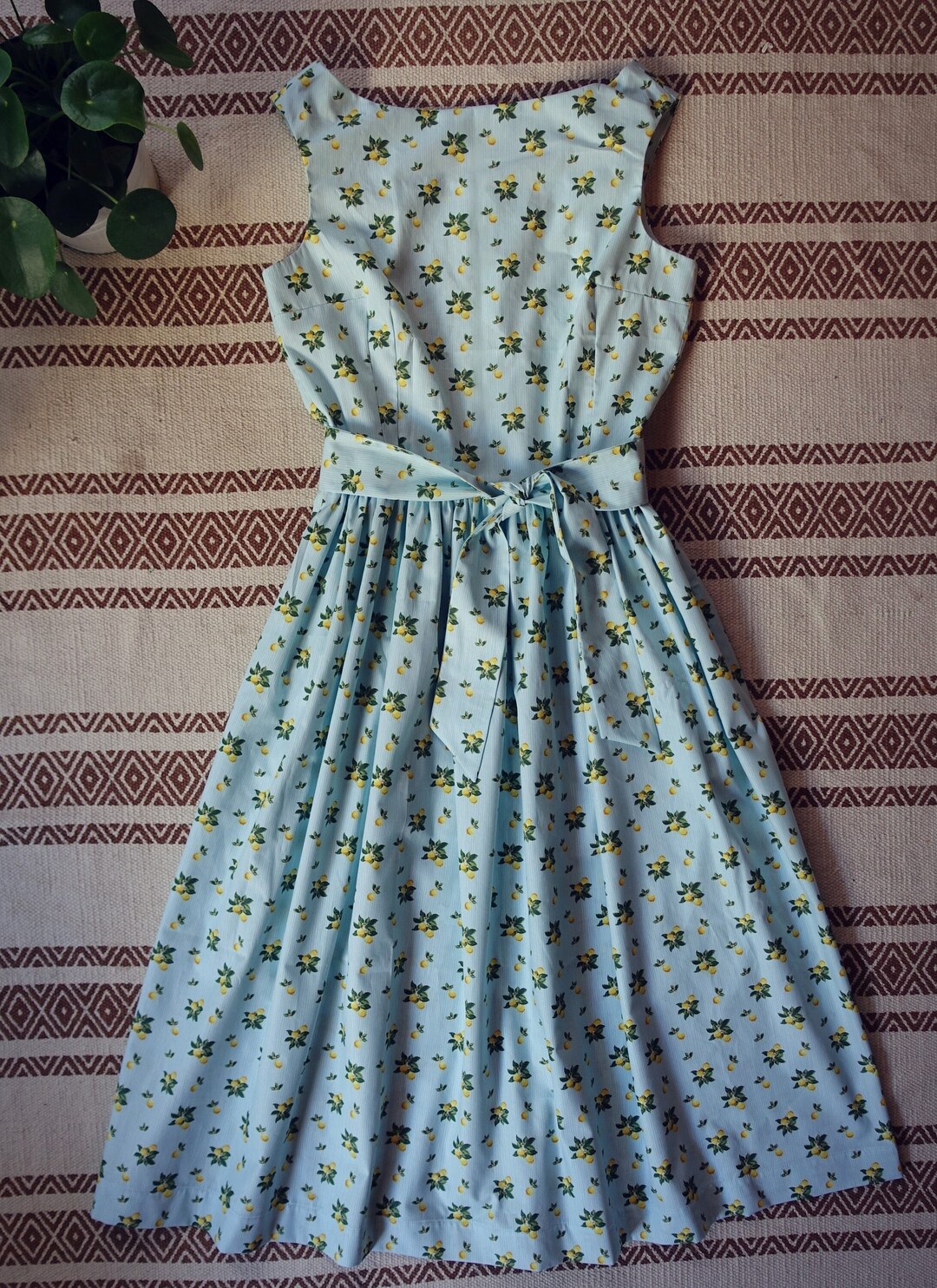 Swell Dame Robe à col bateau de style années 50 sur mesure avec