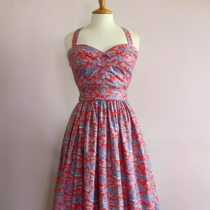 Swell Dame 1950s  style bustier and gathered skirt Made To Order in your measuremments,variety of fabrics