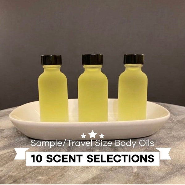 Scented Body Oil Etsy