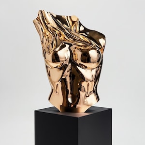 Corsetto esclusivo in oro - Bustino da donna fatto a mano per l&#39;uso sul red carpet, corsetto overbust alla moda, corsetto metallico, piastra per il torace