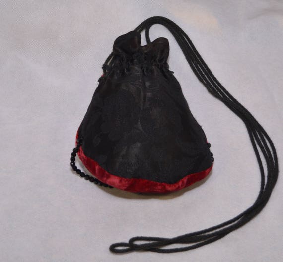 velvet drawstring bag
