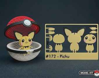 Pichu Model Kit Card