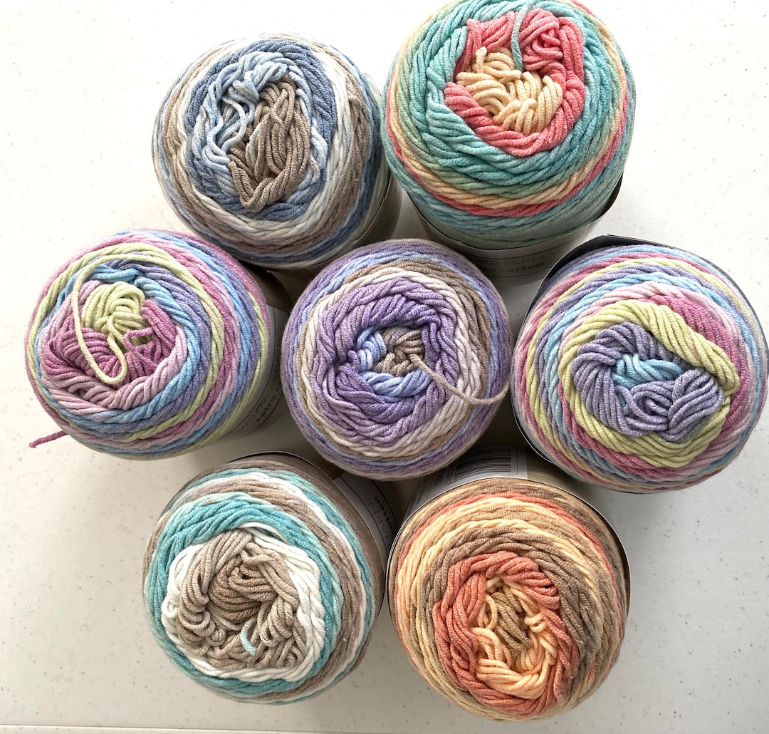 Willow Yarns Cairo Cotton Acrylic Cake Yarn 4 Medium Worsted Self