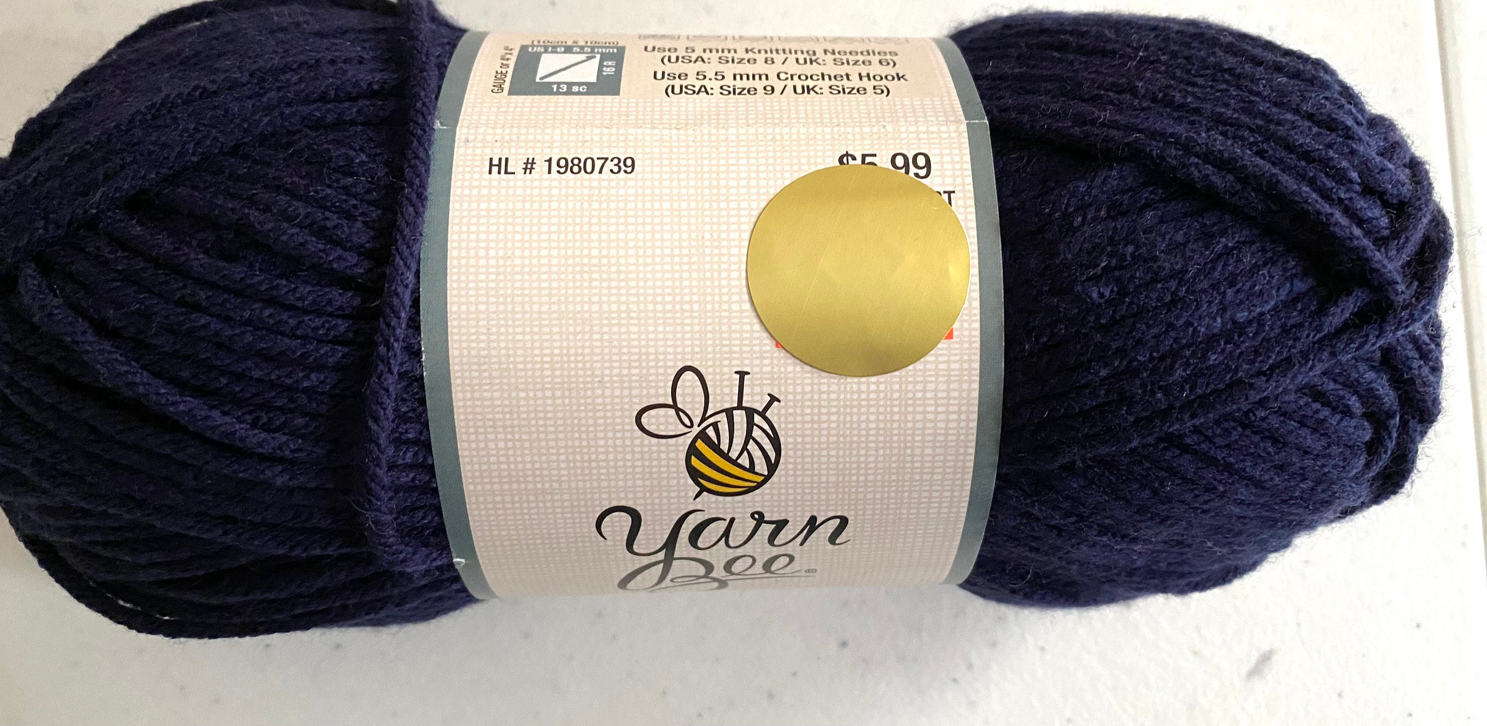 Hobby Lobby Yarn Bee Studio 72 Acetate Acrylic 4 Medium Worsted