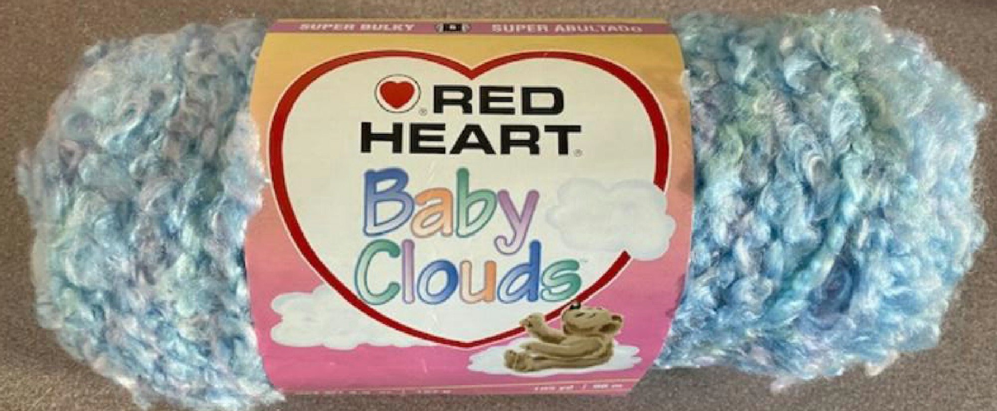 Red Heart Baby Clouds Yarn ASSORTED Multi Colors Acrylic Super Etsy
