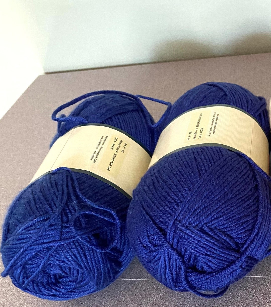 Lot of 2 Yarn Bee Must Be Merino Wool Acrylic Nylon Bright Etsy