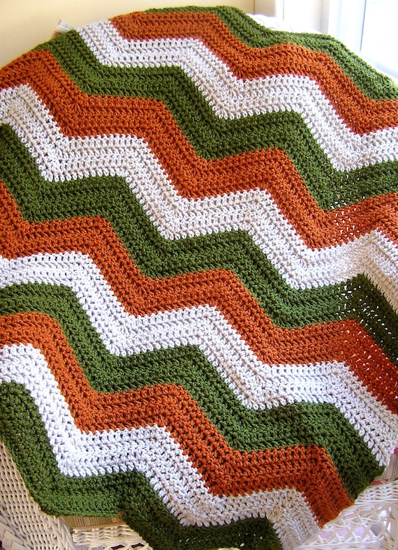 Zig zag baby blanket crochet pattern sale