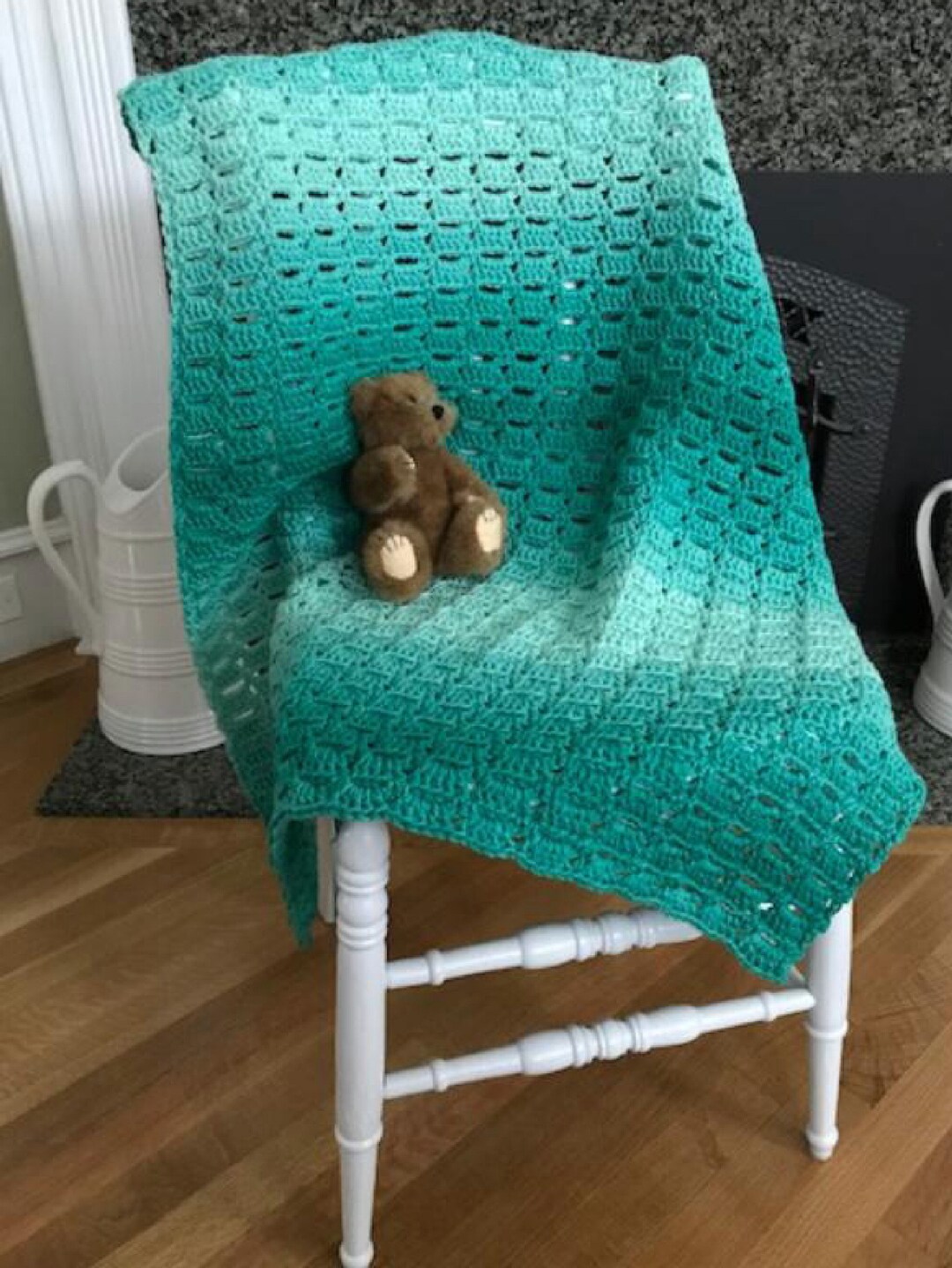 Baby Blanket Afghan Shawl Wrap Crochet Knit Lap Robe Throw Etsy