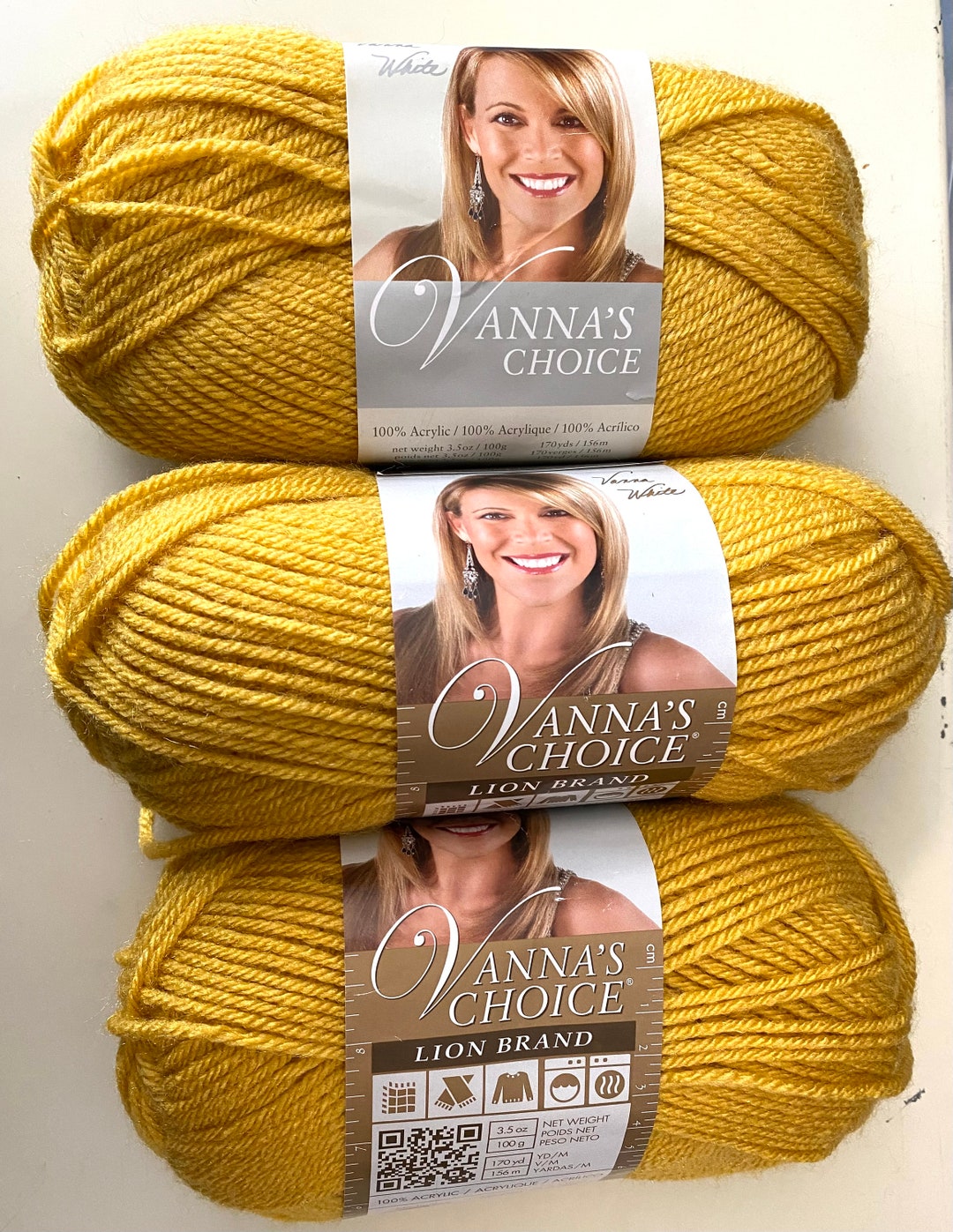 3rd Lot of 3 Lion Brand Vanna White Yarn Baby or Choice Medium Etsy