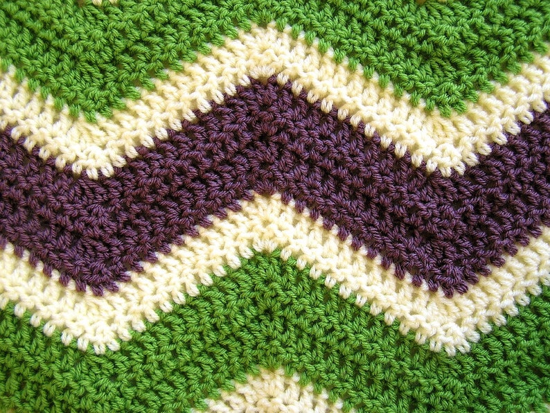 Chevron Zig Zag Baby Blanket Afghan Wrap Crochet Knit Photo | My XXX ...