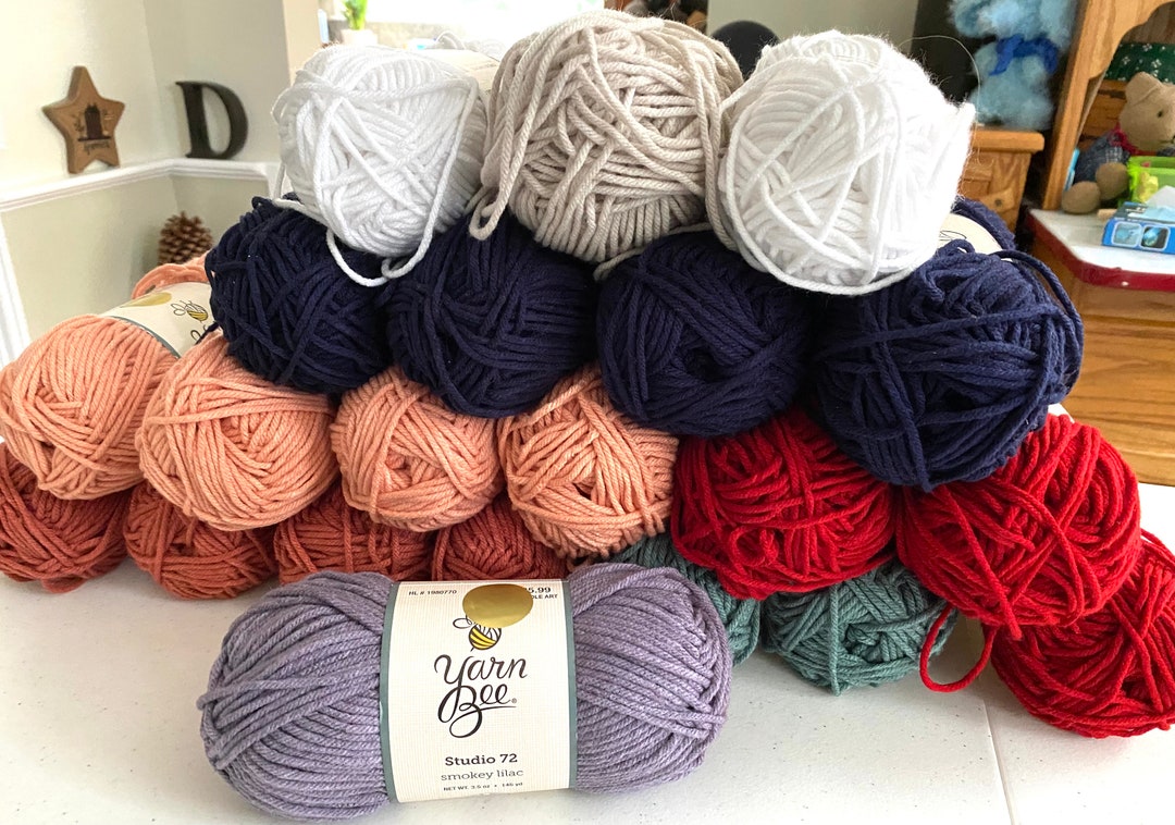 Hobby Lobby Yarn Bee Studio 72 Acetate Acrylic 4 Medium Worsted