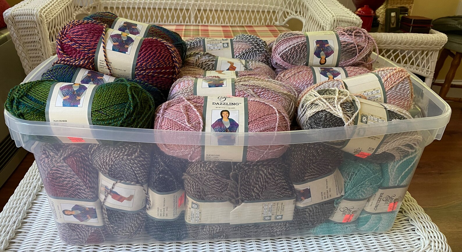 Hobby Lobby Yarn Bee DAZZLING Yarn Assorted Colors Self Etsy