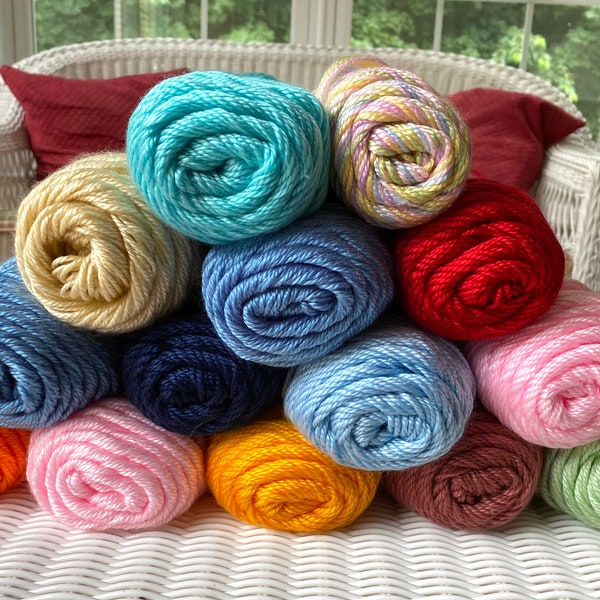 DESTASH Hobby Lobby YARN BEE Soft Secret Yarn assorted colors medium 4 worsted acrylic soft shiny baby 6 oz 300 yds