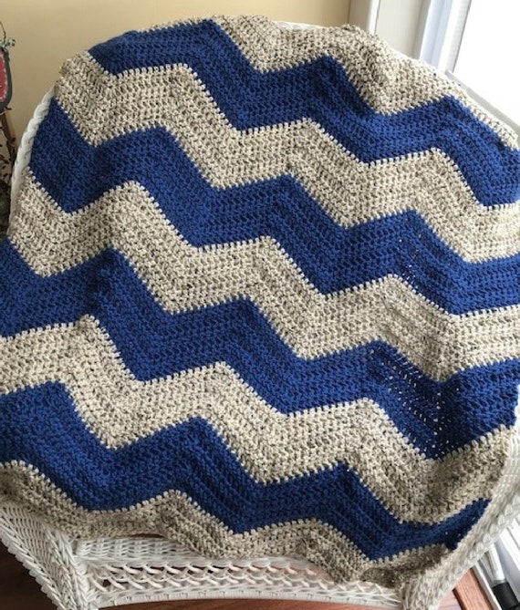 Lana Mantas Crochet Para NiÃ±as Manta De Crochet Con Zigzag Y