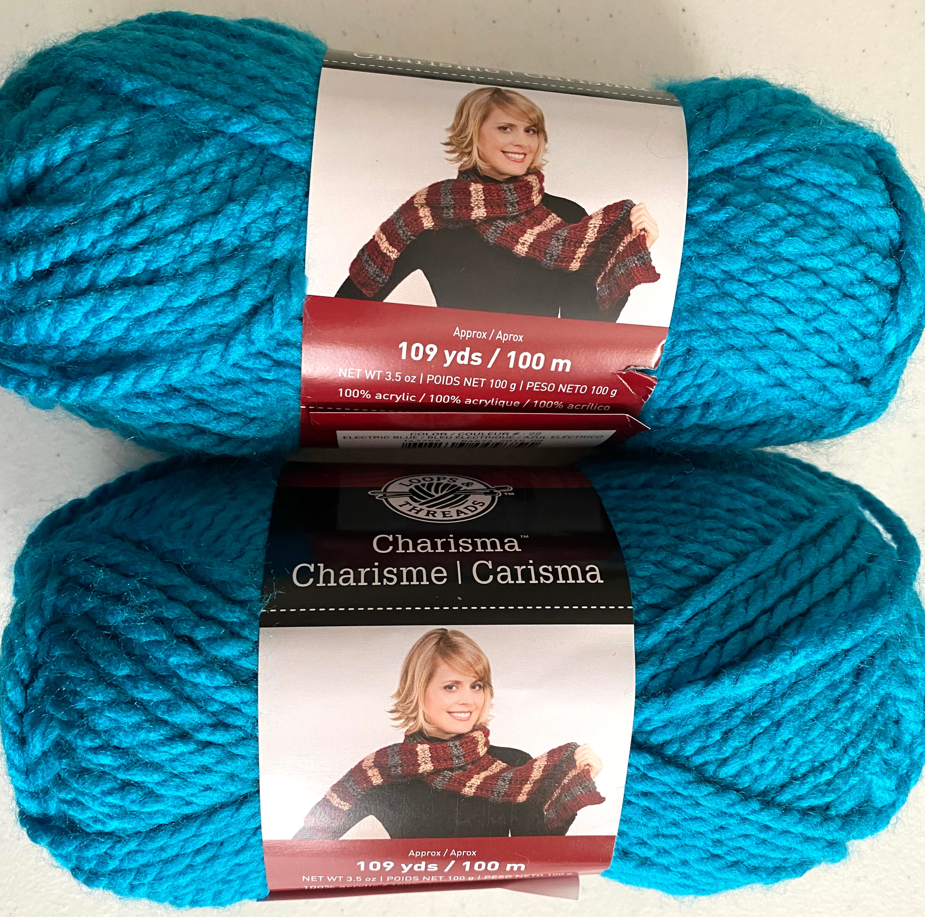 Loops & Threads Charisma Yarn - Mulberry Bush - 3.5 oz - One Ball