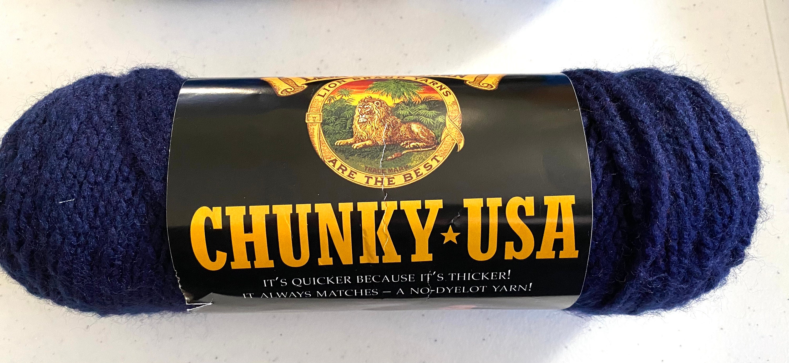 Lion Brand Chunky USA Yarn Bulky 5 Solid No Dye Lot Assorted Colors