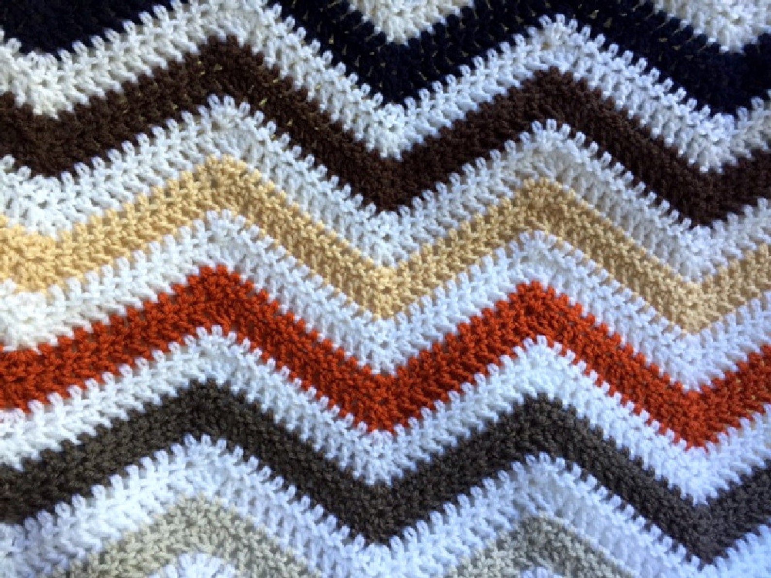 New Chevron Zig Zag Ripple Baby Toddler Blanket Afghan Wrap Etsy