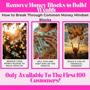 Remove Money Blocks & Build Wealth | Money Mindset eBook for Financial Freedom | Digital Download