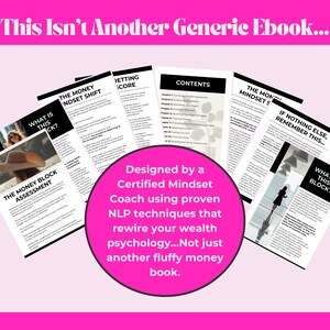 Not Just Another Money eBook – Designed by a Certified Mindset Coach | NLP Techniques for Wealth Psychology