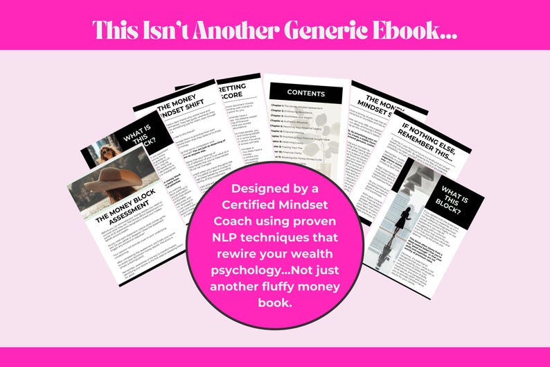 Not Just Another Money eBook – Designed by a Certified Mindset Coach | NLP Techniques for Wealth Psychology