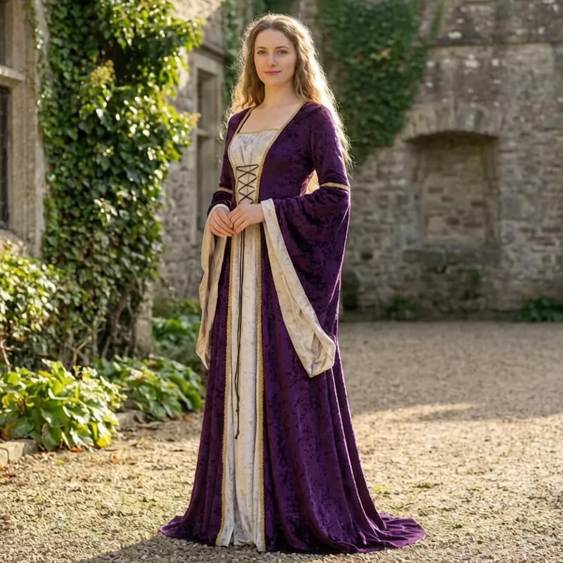 Purple Renaissance Costume - Etsy