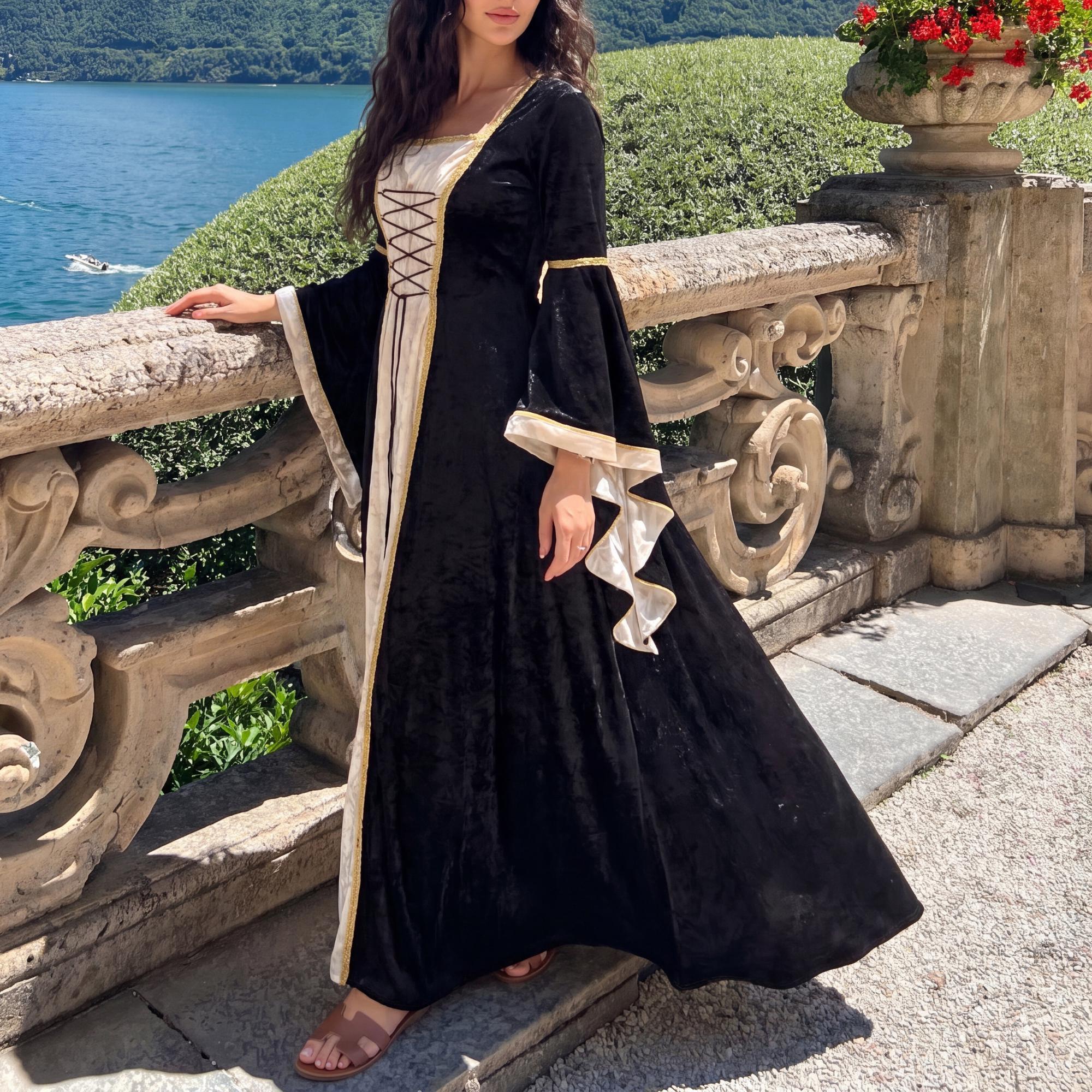 purple medieval dress costume Purple Medieval Dresses Costumes Lorelei Dress Most Colours Medieval Dress, Pre Raphaelite Dress