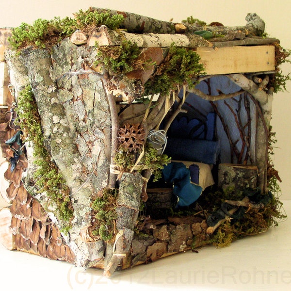Fairy House Enchanted Woodland Moss Garden Cottage