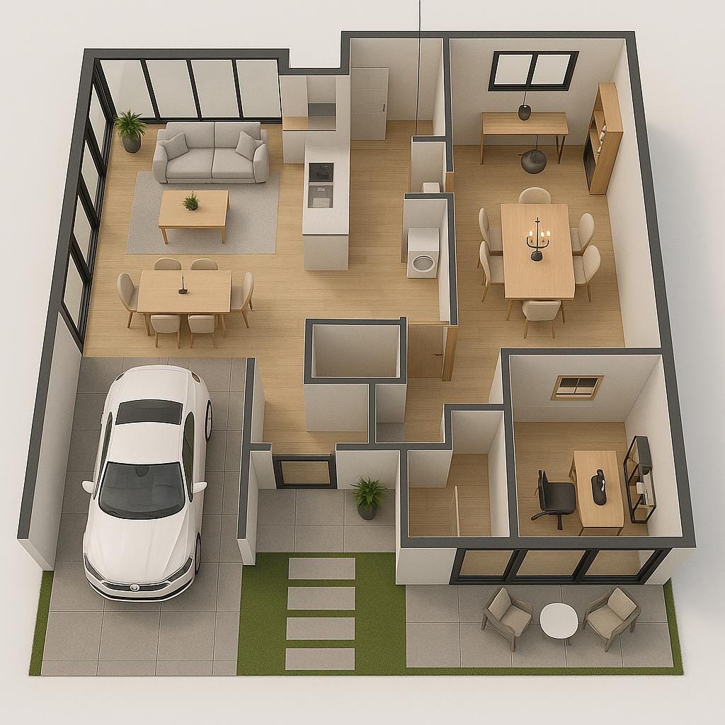 Custom 3D Home Design & Floor Plan: Realistic Architectural ...