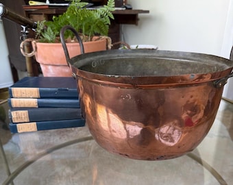 Early 1900’s Copper Pot With Iron Handles - Purchased in Belgium