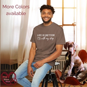 Life is Better with My Dogs T-shirt, Dog Mama shirt, Dog Dad tshirt, Dog Mom Gift, Animal Person Sweatshirt, Pet lover Shirt, Dogs Tee