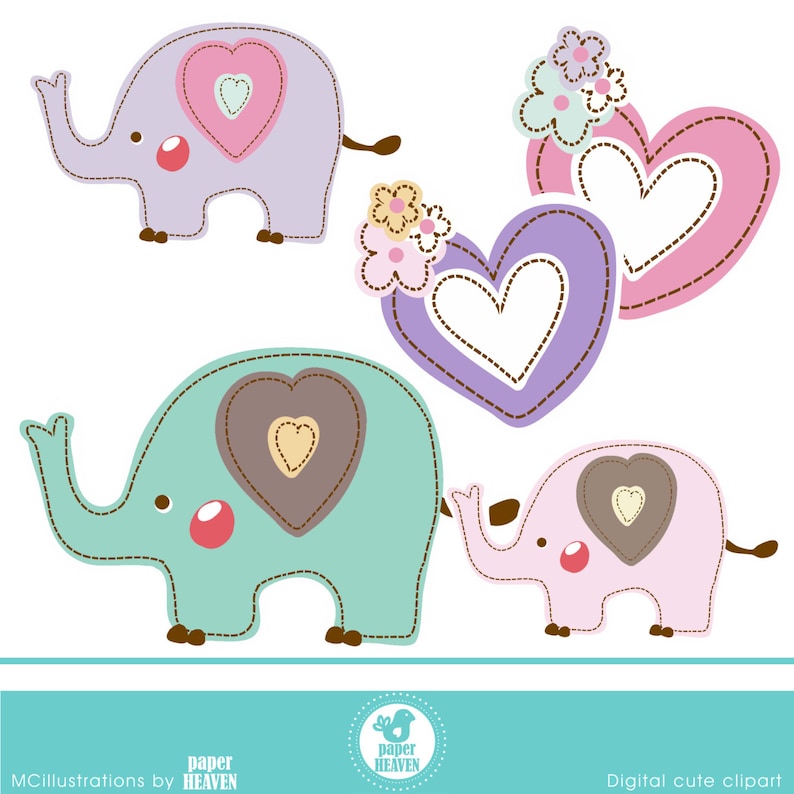 Elephant Baby Shower COMMERCIAL USE OK