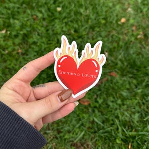 Bookish Sticker, Enemies to lovers, Spicy Sticker, Book Club, Booktok Sticker,